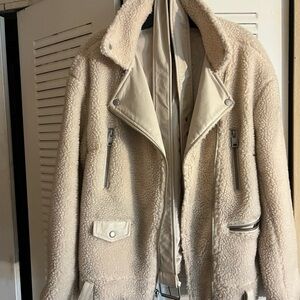 Levi's Cream Shearling Jacket